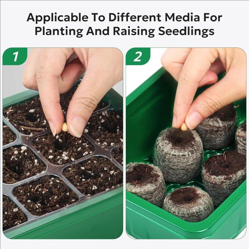 10pcs/5pcs Seedling Trays Seed - огляд і ціна Humidity Dome Kit